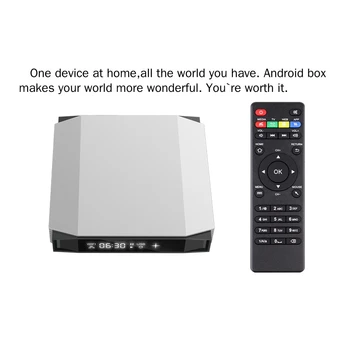 

NEW-RX3-UL TV Box RK3328 WiFi with Bluetooth 4.1 Android 9.0 4 32G 4K