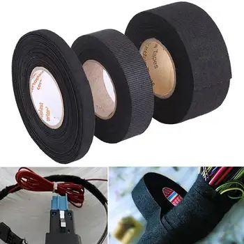 

15m Adhesive fabric Cloth Automotive Wire Harness Band Auto Car Heat Sound Isolation Car Tapes Cable Looms carros New Hot Sale