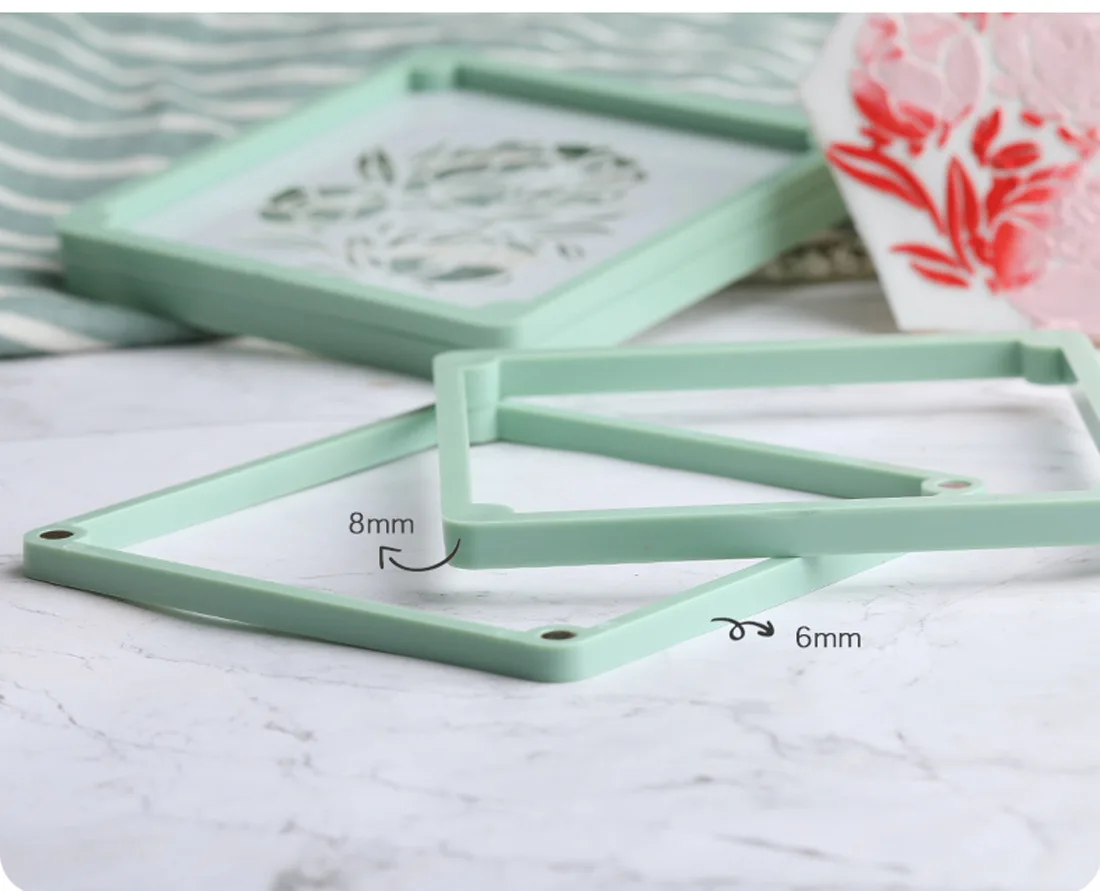 Cookie Cutter Baking Mold Cookie Mould Cookie Printing Mold Fondant Cutter Baking Decorating Tools Cake Decoration Tools Baking Accessories Fondant Cookies Spray Mold Fixed Frame Plastic Cake Stencil Printing Die random send