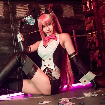 

Game Vocaloid Megurine Luka Bunny Girl Jumpsuits Anime Sexy Cosplay Costumes Halloween Carnival Uniform Outfit Custom Made