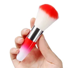 

1Pcs Soft Nails Cleaner Brush Long Handle Blush Makeup Brushes Eye Shadow Powder Foundation Remove Dust Nail Art Manicure Tools
