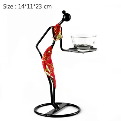 Red-B-Cup Strongwell китайский церемониальный чай горничной официантки подсвечник персонажа скульптура настольный домашний декорации и подарки на день рожденья - Цвет: Red-B-Cup