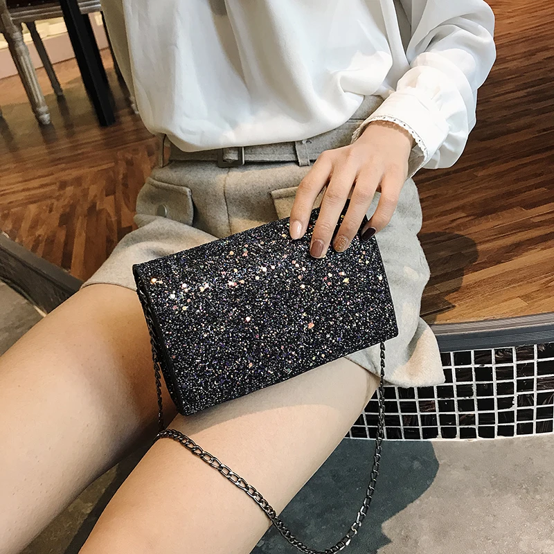 Модная блестящая сумка на плечо Bolsa дизайнерская сумочка высокого качества квадратная упаковка женские сумки милые женские сумки
