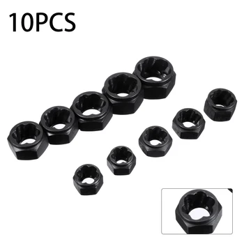 

10pcs Broken Screw Bolt Low Remover Stud Extractor Set Damaged Nut Stripped Removal Tool Hardware Repair Hand Tool Set
