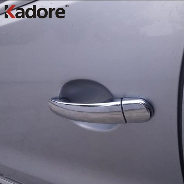 Для Volkswagen Tiguan 2009 2010 2011 2012 2013 ABS хромированные дверные ручки крышки Накладка стайлинга автомобилей авто аксессуары