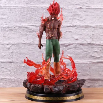 

Anime Naruto Shippuden Might Guy 1/7 Scale GK Statue PVC Might Guy Action Figure Collectible Model Toy with LED Light
