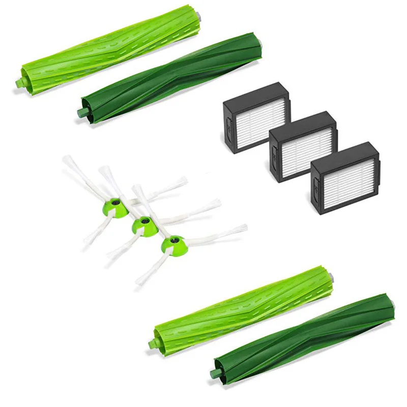 New 2pair main brush &amp 3pcs Hepa Filter side for iRobot Roomba i7 E5 E6 I Series Vacuum Cleaner Parts Free Post | Бытовая техника