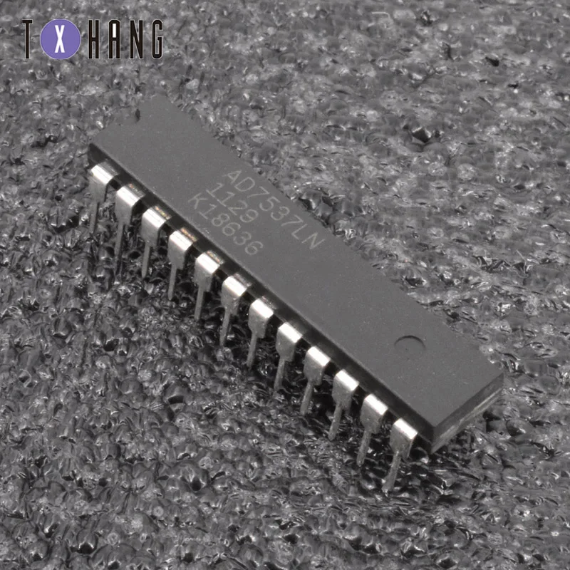 1/5 шт. AD7537LN AD7537L DIP 24 LC2MOS (8 + 4) Загрузка двойной 12 битный DAC IC ATF Сделай Сам