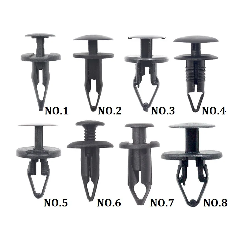 20Pcs Auto Kunststoff Niet Stoßstange Kotflügel Retainer Verschluss Schlamm Klappen Push-Clips Fit Für Ford Toyota Chevrolet Buick VW