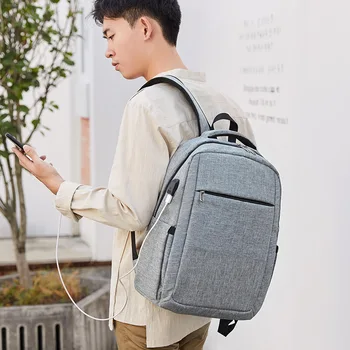 

Multifunction Bags Male Backpack Men's Laptop Designer Business Backpacks Oxford cloth computer pack USB Charging Port