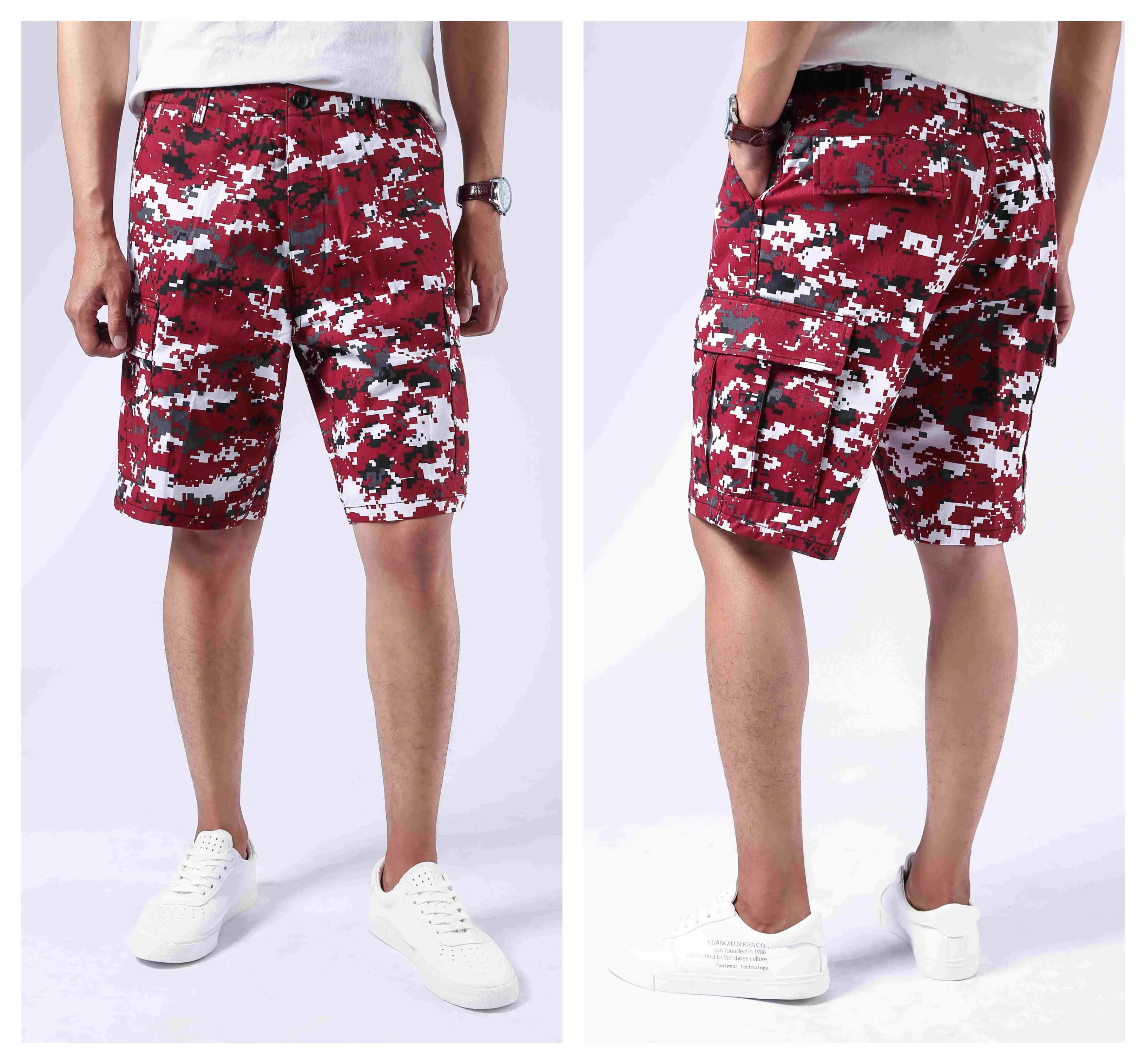 Mens Army Style Combat Military BDU Shorts Casual Work Camouflage Cargo Shorts Mens Army Style Combat Military BDU Shorts Casual Work Camouflage Cargo Shorts