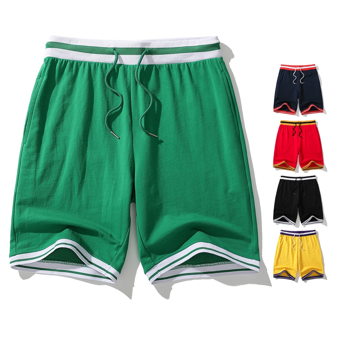 Summer Shorts Men's 250g Cotton Terry Cloth Five Pants Sport Fashion Plus Size Gym Short Clothing - Casual Shorts - AliExpress