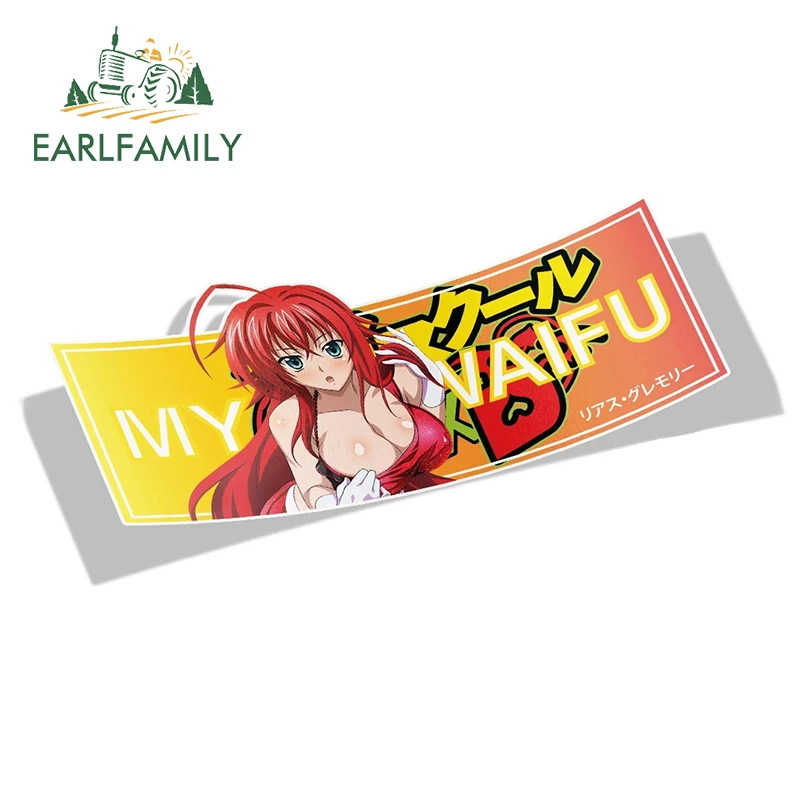 EARLFAMILY 13 см x 6 7 школьная DxD самоклеящаяся аниме виниловая Автомобильная наклейка