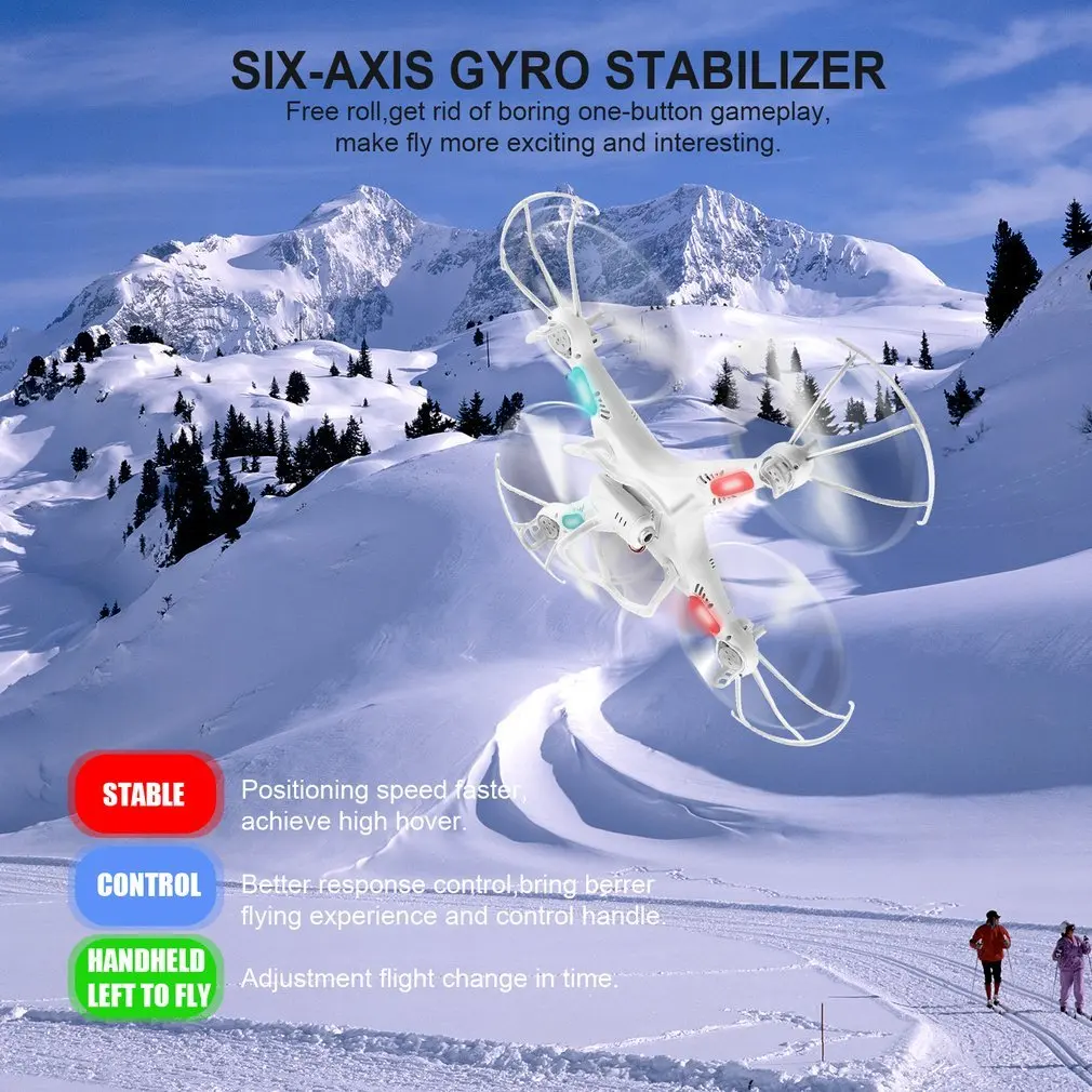 SYMA X5C дрона с дистанционным управлением с 2MP HD Камера 6-Axis Gyro сильное сопротивление ветра(обновление версии) удаленный Управление вертолет Quadcopter