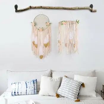 

1pc Bohemian Style Vintage Feather Dream Catcher Ornament Style Accessories Wedding Wall Home Decoration Exotic H0B4