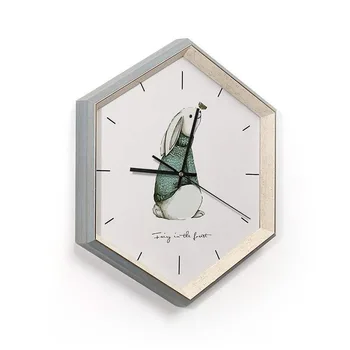 

Nordic Hanging Clock Living Room Household Personalized & Creative Fashion Modern Simple Quartz Clock Atmosphere Bedroom Mute