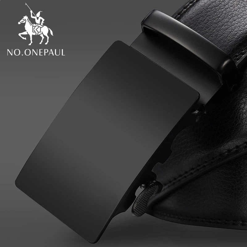 NO. ONEPAUL для мужчин автоматические мужские ремни широкие пояса кожаный ремень прямые поставки черные ремни из натуральной кожи ремни люксовый бренд