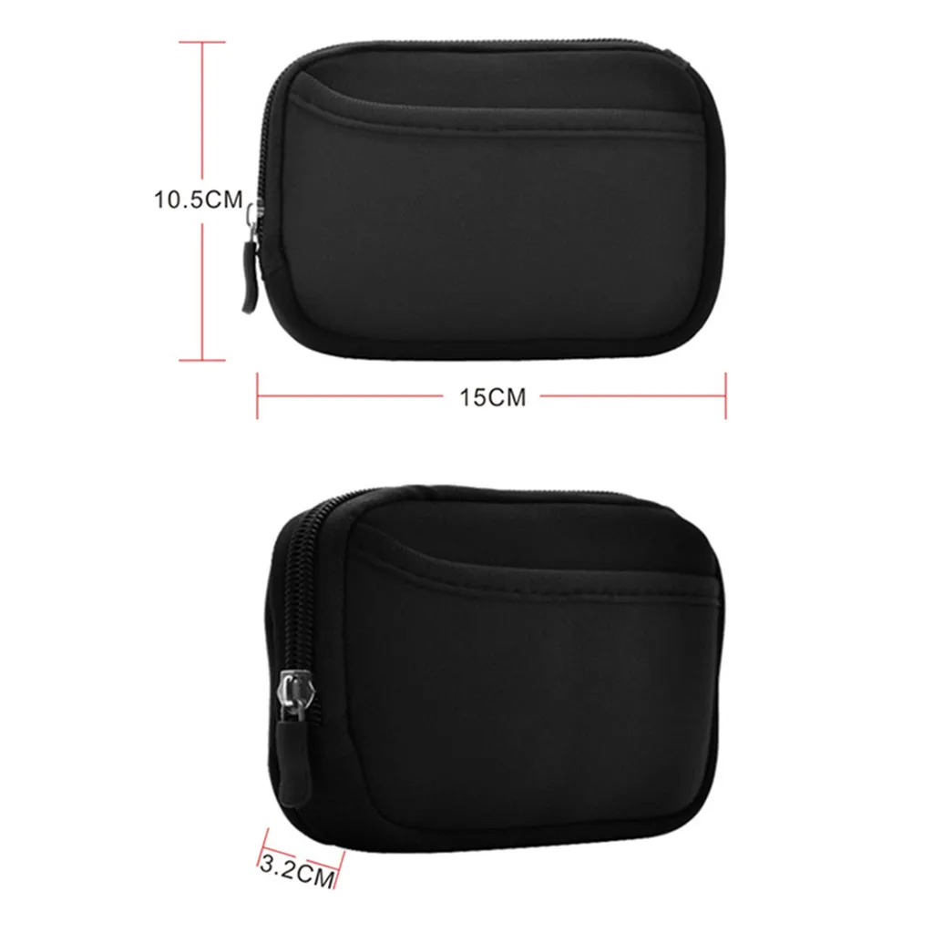 Portable Case  for Plantronics Voyager 5200/5210 HD Bluetooth Headset Travel Soft Portable Case Drop Shipping 101#B