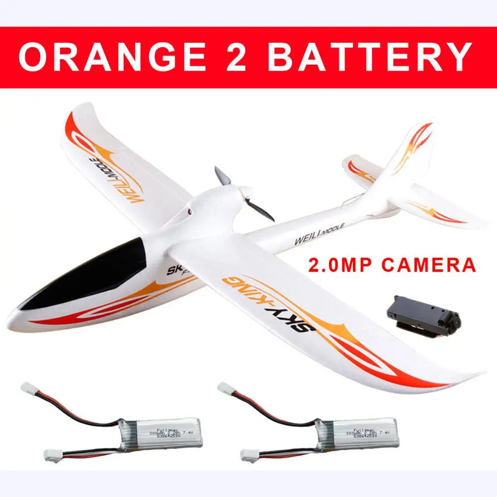 Orange 2 BT With CAM RC самолет F959 Sky King 3CH RC самолет с фиксированным крылом планер самолет RTF EPO Электрический летающий самолет игрушки - Цвет: Orange 2 BT With CAM