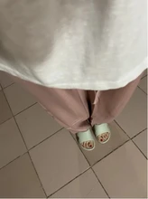 Yitimoky-pantalones de seda satinada para mujer, pantalón holgado de pierna ancha con cordón para oficina, blanco, de talla grande, negro, elásticos, de cintura alta, 2021