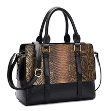 Модная змеиная Женская сумочка из кожи аллигатора дизайнерские ремни женские сумки через плечо Роскошные Сумки из искусственной кожи вместительные сумки