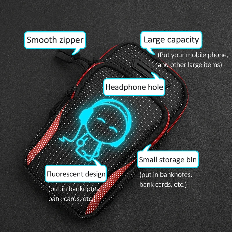 6.5 Running Sports Arm band Phone Bag For iPhone 13 12 11 Pro Max XR Samsung Note 20 10 S21 Outdoor GYM Armbands Holder Case phone armband,mobile phone armband,phone arm band,sports arm bag