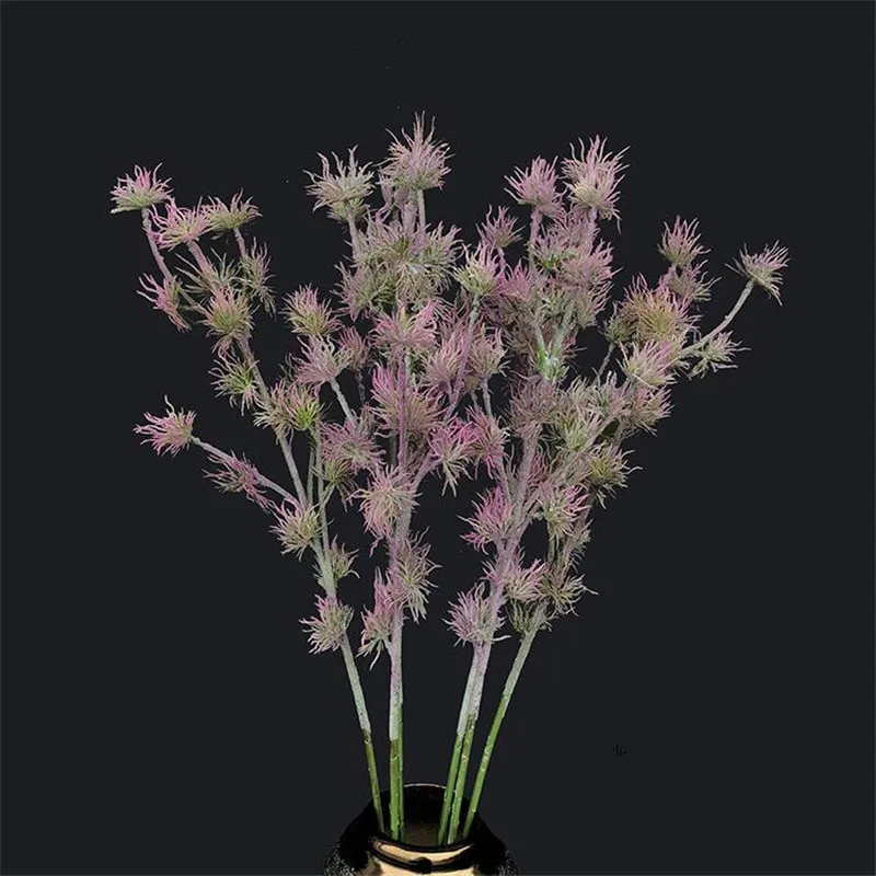 12 шт. поддельные Leonotis Nepetifolia 34 64 &quotДлина Искусственный пластик цветок для свадьбы
