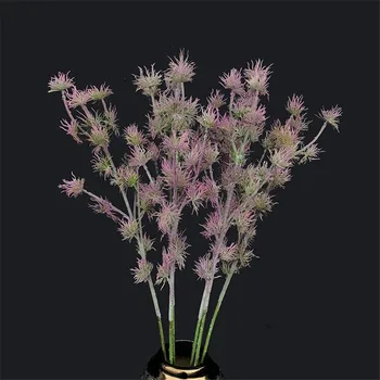 

12Pcs Fake Leonotis Nepetifolia 34.64" Length Simulation Plastic Flower for Wedding Home Showcase Decorative Artificial Flowers