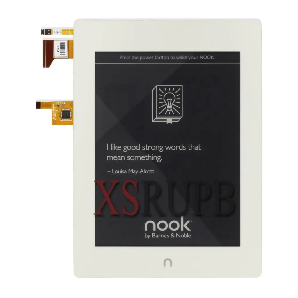 

Новый 6-дюймовый чернильный экран 300PPi ED060KH3 для Nook glowlight plus Nook 5 BNRV510 Электронная книга дисплей
