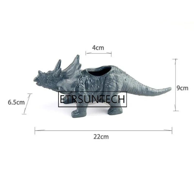 30pcs Plastic Dinosaur Animal Flower Pot for Cactus Succulent Plant Pot Bonsai Pots Container Planter Garden Decoration