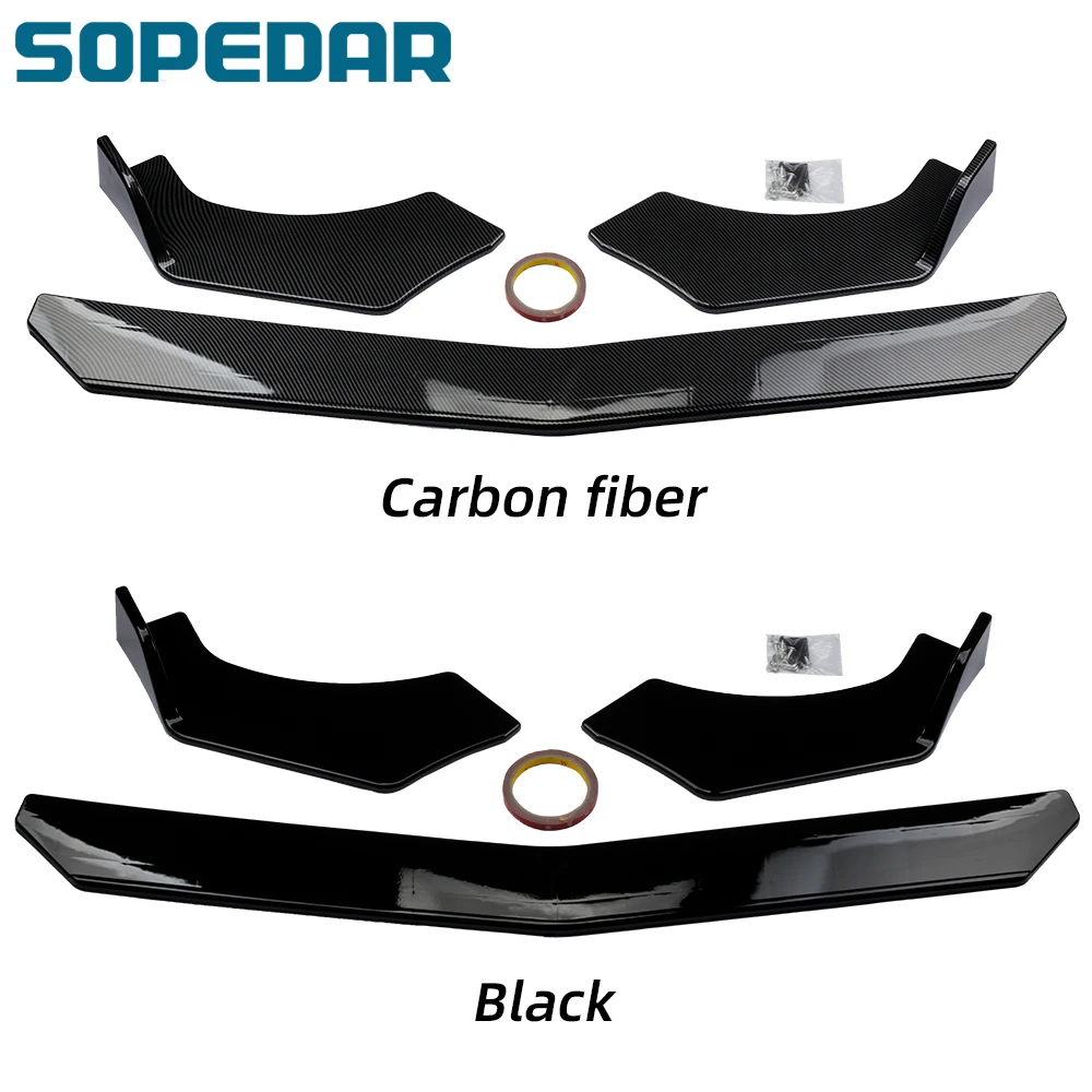 

Car Diffuser Chin Front Bumper Lip Splitter Lip Body Kit For BMW For Benz For Audi For VW For Subaru New Adjustable Universal