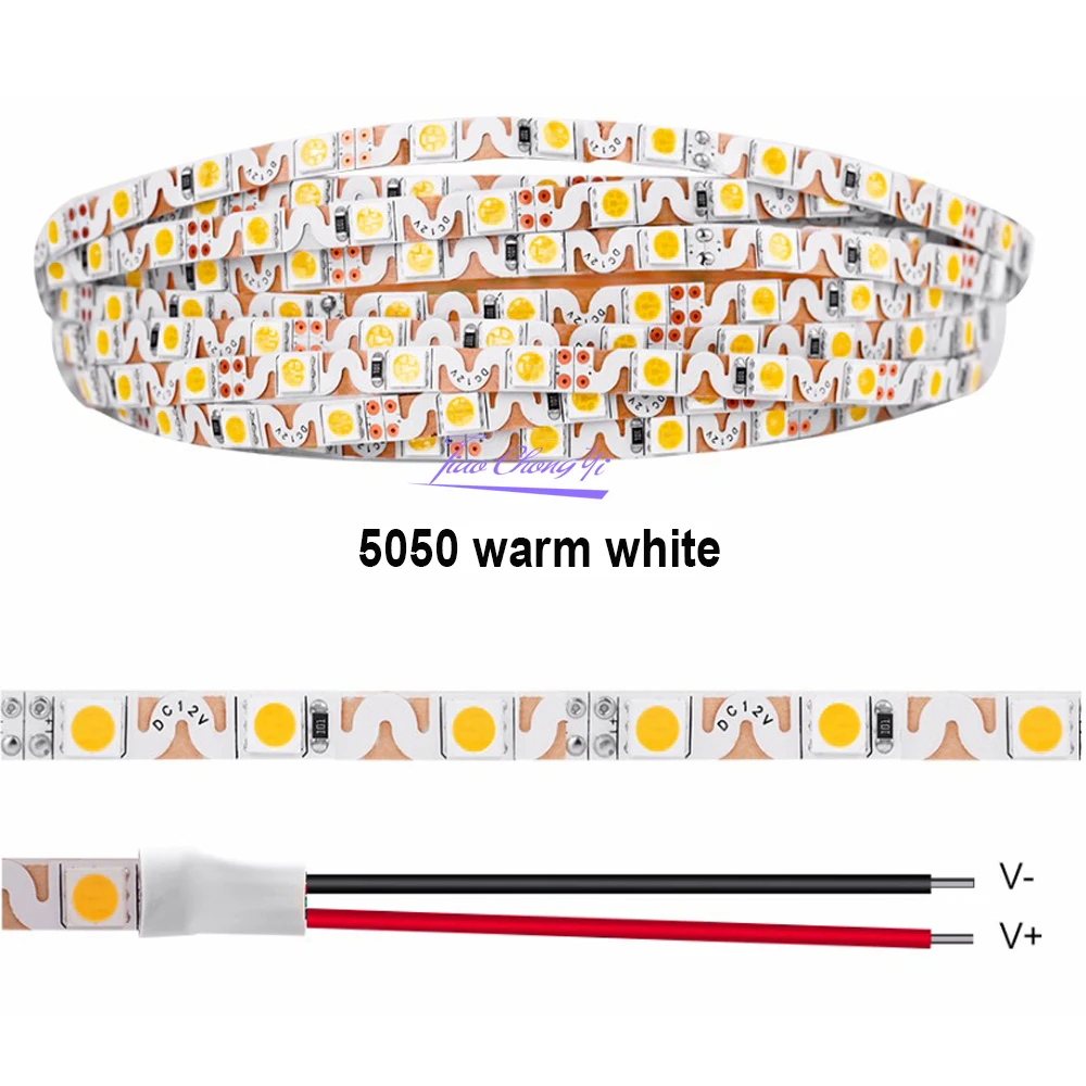 S образная SMD 5050 Светодиодная лента ультраяркая 12 В постоянного тока 5 м 300