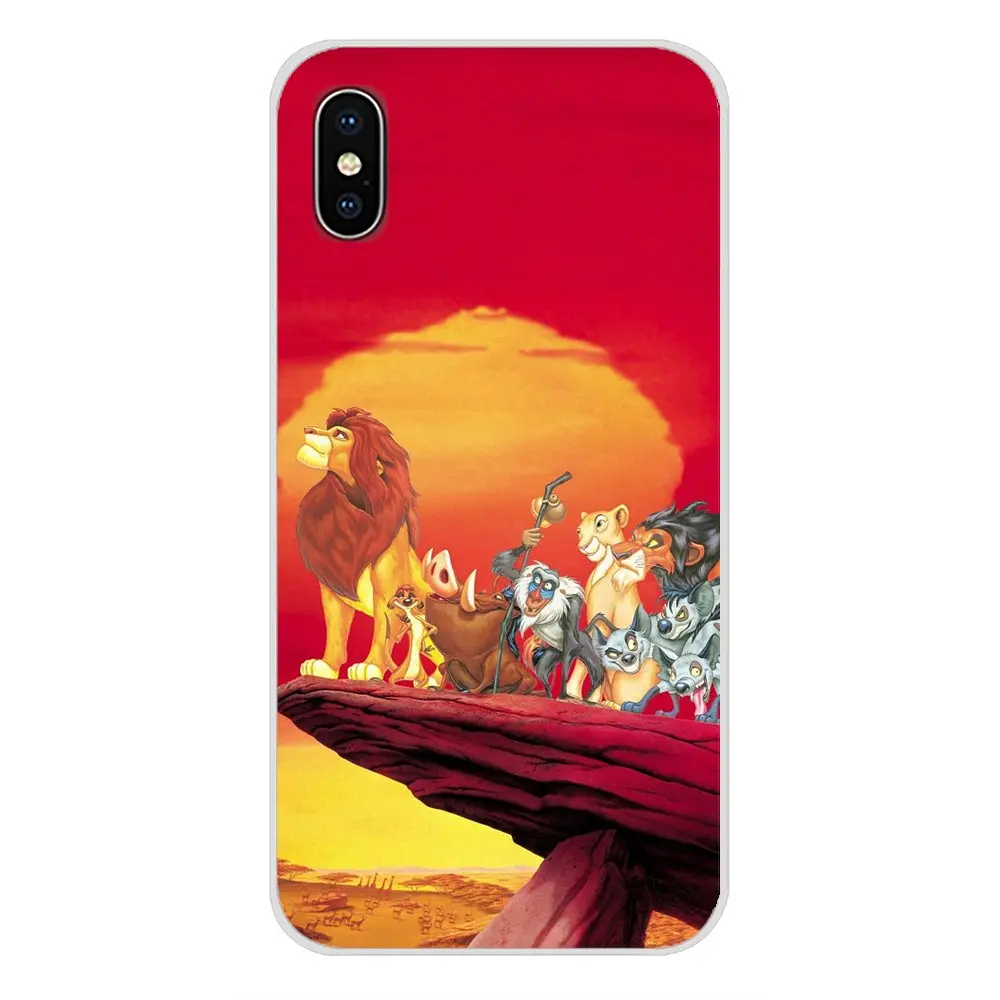 Для Xiaomi Redmi 4A S2 Note 3 3S 4 4X5 Plus 6 7 6A Pro Pocophone F1 мультяшный Король Лев милые аксессуары чехлы для телефонов