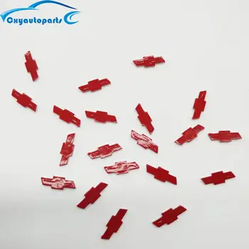 

50pcs metal Car Key Shell Sticker emblem car key logo sticker For Chevrolet