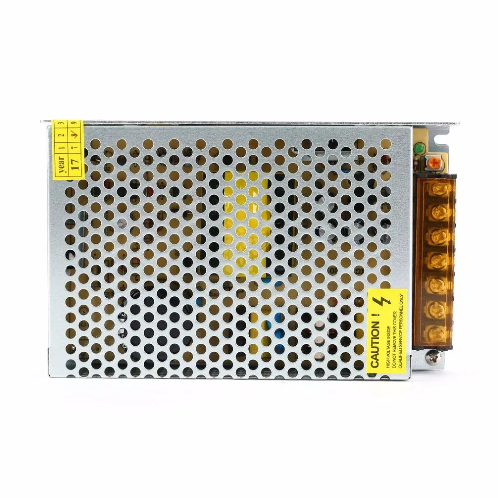 12 V/24 V 100W Камеры Скрытого видеонаблюдения Питание монитор Мощность адаптер СВЕТОДИОДНЫЙ монитор аксессуар переключение Питание