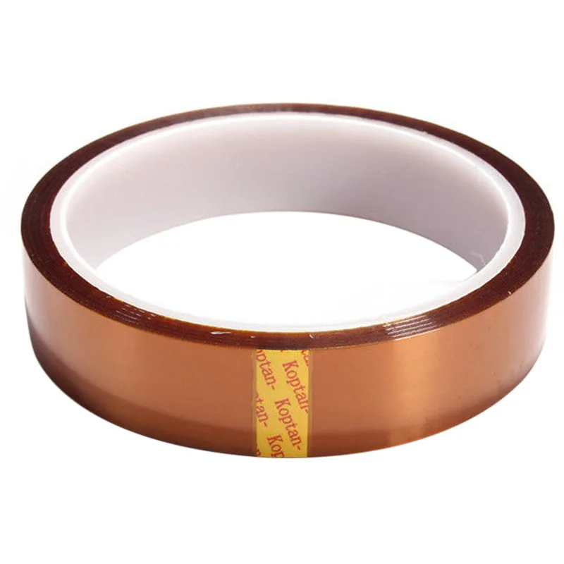 Practical 20mm X 33m 100ft Kapton Tape High Temperature Heat Resistant Polyimide 