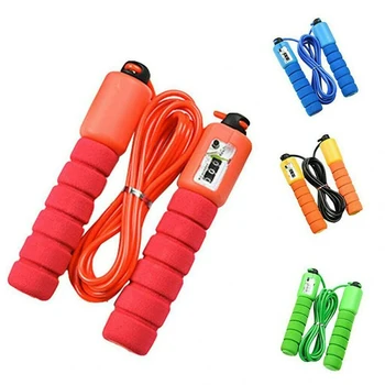 

Automatic Counting Jump Rope Fully Adjustable Weighted Jump Rope Skipping Rope for Kids and Adult