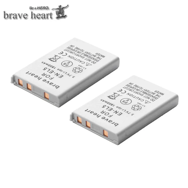 2battery Аккумулятор EN-EL5 ENEL5 En El5+ двойное зарядное устройство для камеры Nikon Coolpix P80 P90 P100 P500 P510 P520 аксессуары для камеры - Цвет: 2battery