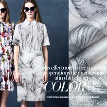 135 см Ширина шелковой органзы метр 14 мм натуральный шелк ткань с принтом хрустящее платье органза атласная ткань оптом шелковая ткань