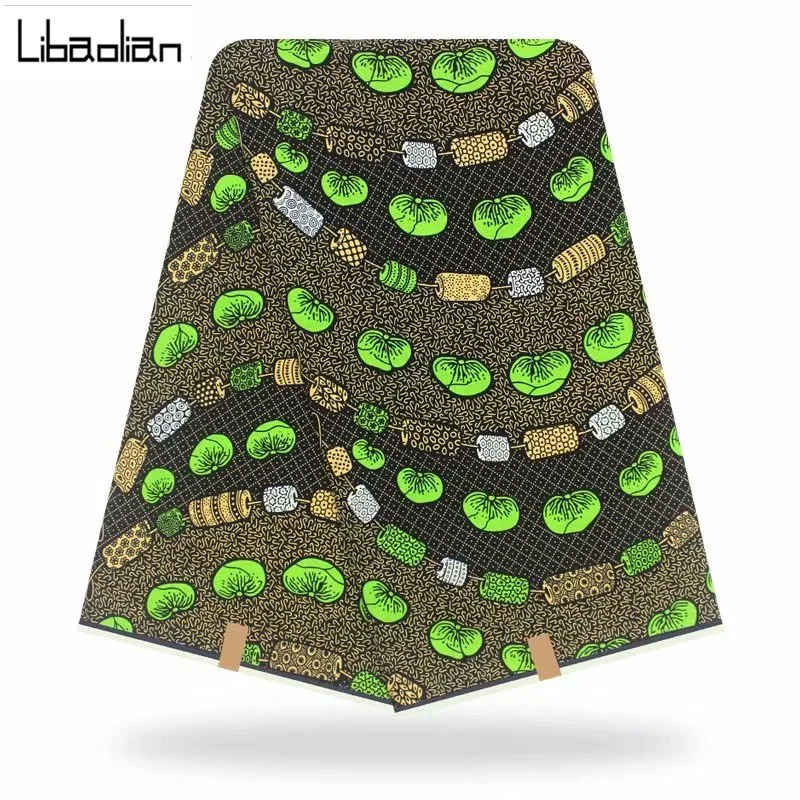 Анкара африканская вощеная ткань принтом африканская ткань высокого качества настоящий голландский воск воск для ткани для платьев хлопок ткань F912-07