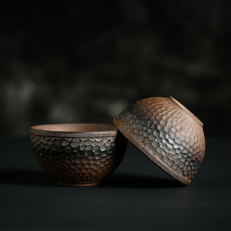 Винтажная керамическая чайная чашка ручной работы в японском стиле ретро чайная чашка семейный чайный набор домашняя чайная чашка мастер|Наборы чайной посуды| | АлиЭкспресс