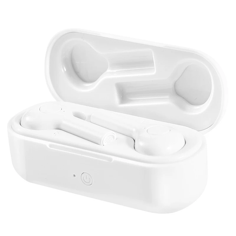 Белый Беспроводной Bluetooth наушники переводчик голосовой перевод в режиме реального времени гарнитура двойной микрофон шумоподавление высшего класса - Цвет: Белый