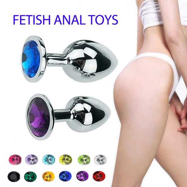 Stainless Steel Beads Buttplug With Crystal Jewelry Gay Men Porno Sex Game  Smooth Metal Anal Plug Sex Toys For Couples Adult - Anal Plug - AliExpress