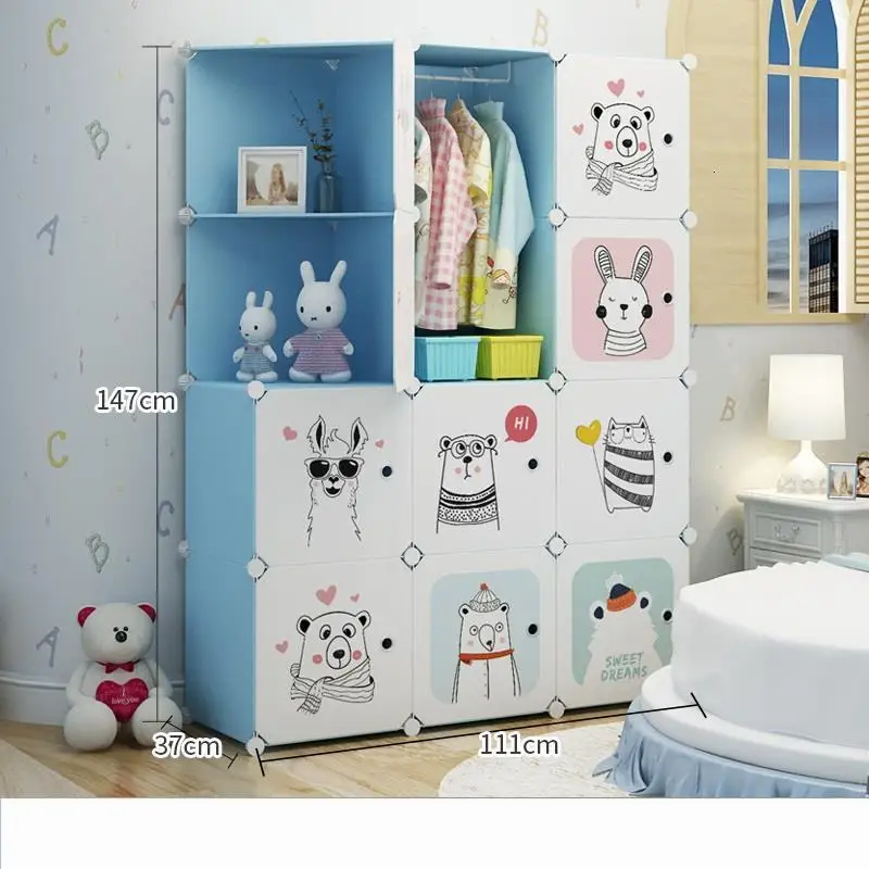 Version I La Meuble Rangement Moveis Para Casa Armoire Chambre Armario Mueble De Dormitorio шкаф мебель для спальни Guarda Roupa гардероб - Цвет: Version I