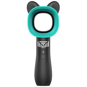 

Bladeless Fan Cute Cat Without Leaf Fan Rechargeable Handheld Mini Electric Fan Strong Wind And Low Noise