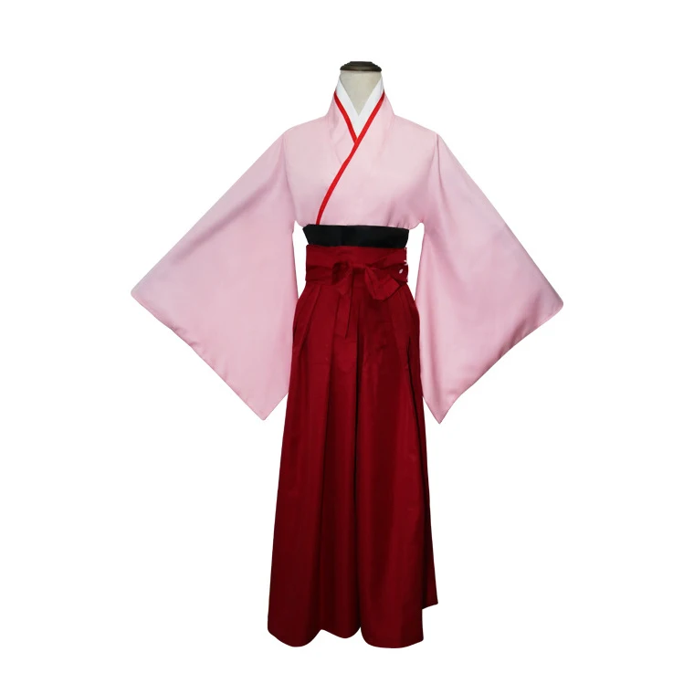 Brdwn Fate Grand Order женский розовый саблейский Okita Souji Sakura Косплей Костюм Кимоно |
