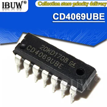 

10PCS CD4069UBE DIP14 CD4069 DIP-14 DIP