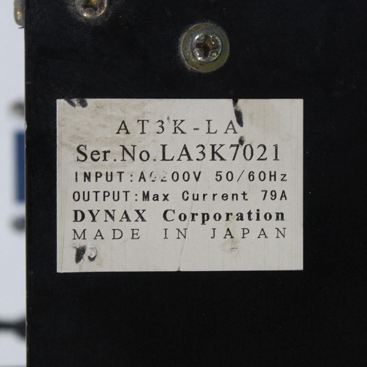 DYNAX сервопривод AT3K-LA WP310-146 ATOMSMXS/750 используется в хорошем состоянии с 3 месяцев гарантии
