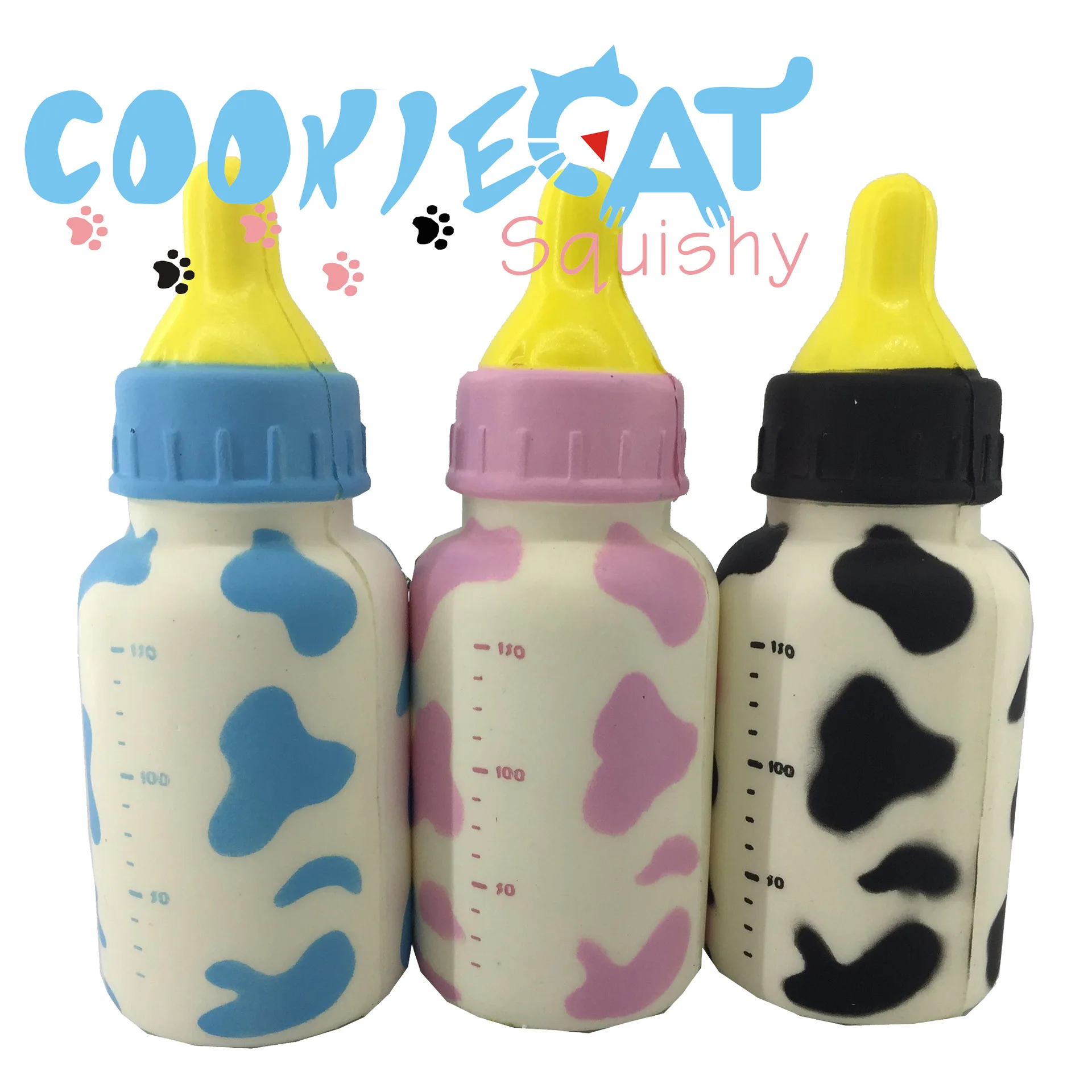 

Hot Selling Memory Foam Squishy Model Pu Bread Large Size Milk Bottle Pressure Reduction Toy Decoration Gift
