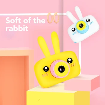 

Mini Kids Digital Camera 12Millions Pixel HD Screen Chargable Photography Baby Kid Safe Natural Educational Toy Prop Decor Gifts